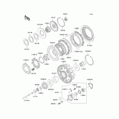 Схема вузла: Зчеплення для Kawasaki VN1500 Vulcan 1500 Classic
