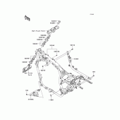 Схема узла: Рама для Kawasaki VN1700 Vulcan 1700 Voyager