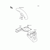 Схема вузла: Крило для Kawasaki ZR750 Zephyr