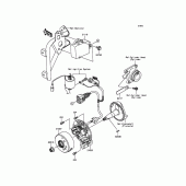 Схема вузла: Генератори для Kawasaki KX85 KX85