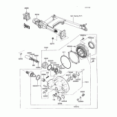 Схема вузла: Drive shaft/final gear(1/2) для Kawasaki VN750 Vulcan 750