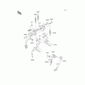 Схема узла: Stand(s) для Kawasaki ZG1200 Voyager XII