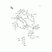 Схема вузла: Рама для Kawasaki ZG1200 Voyager XII