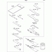 Схема узла: Owner`s tools для Kawasaki ZX750 Ninja ZX-7R