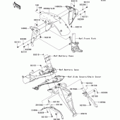 Схема узла: Крыло для Kawasaki ZR750 Z750R