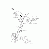 Схема вузла: Steering Damper для Kawasaki ZX1000 Ninja ZX-10R