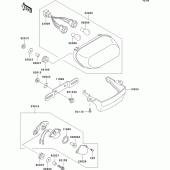 Схема вузла: Taillight(s) для Kawasaki ZX600 ZZ-R600