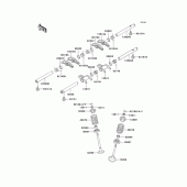 Схема узла: Клапан для Kawasaki EJ650 W650