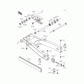 Схема узла: Arm swing для Kawasaki ZX600 Ninja ZX-6
