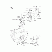 Схема узла: Нижний обтекатель для Kawasaki ZR750 Z750 ABS