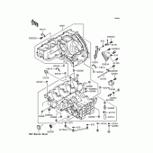 Схема узла: Картер двигателя для Kawasaki ZX750 Ninja ZX-7RR