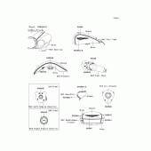 Схема вузла: Decals(gray/black)(def) для Kawasaki VN1700 VN1700 Voyager ABS