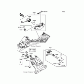 Схема вузла: Taillight(s) для Kawasaki BR250 Z250SL ABS