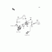 Схема узла: Масляный охладитель для Kawasaki ZX636 Ninja ZX-6R