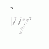 Схема вузла: Stand(s) для Kawasaki KLE500