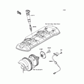 Схема узла: Ignition System для Kawasaki ZX1000 Z1000SX ABS