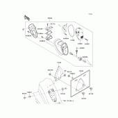 Схема вузла: Taillight(s) для Kawasaki VN1600 VN1600 Classic