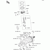 Схема узла: Crankshaft/piston(s) для Kawasaki ZX1000 Ninja ZX-10R