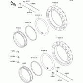 Схема вузла: Шини для Kawasaki VN800 Vulcan 800 Drifter