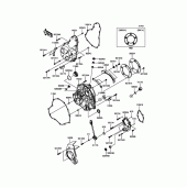 Схема вузла: Engine Cover(s) для Kawasaki EN650 Vulcan S ABS