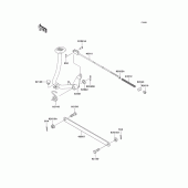 Схема узла: Лапка тормоза для Kawasaki BR125 Bajaj Wind