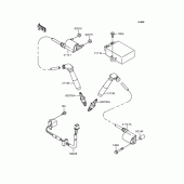 Схема вузла: Котушка запалювання для Kawasaki VN400 Vulcan II