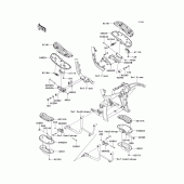 Схема вузла: Підніжки для Kawasaki VN2000 Vulcan 2000 Classic LT