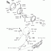 Схема вузла: Headlight(s)(wv)(1/2) для Kawasaki VN900 VN900 Custom