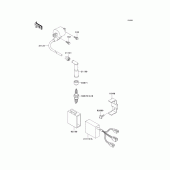 Схема вузла: Ignition system для Kawasaki KLX250 KLX250SR