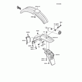 Схема вузла: Крило для Kawasaki KMX125