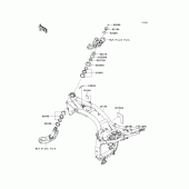 Схема вузла: Рама для Kawasaki ZR750 Z750R ABS