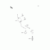 Схема узла: Катушка зажигания для Kawasaki KX250/ KX252 KX250