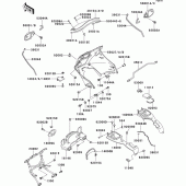 Схема вузла: Cowling(1/3) для Kawasaki ZG1000 1000GTR