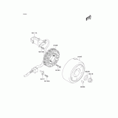 Схема узла: Генератор для Kawasaki KLX400 KLX400SR