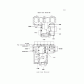 Схема вузла: Болти картера двигуна для Kawasaki ZG1200 Voyager XII