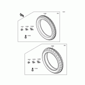 Схема вузла: Шина для Kawasaki ER250 Z250 ABS