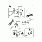 Схема вузла: Кермо для Kawasaki ZX400 ZXR400R