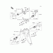 Схема узла: Поворотники для Kawasaki ZX1000 Ninja ZX-10R