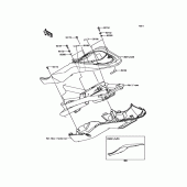 Схема вузла: Side Covers для Kawasaki ZR900 Z900 ABS