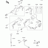 Схема вузла: Замок запалювання для Kawasaki VN800 Vulcan 800 Drifter