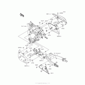 Схема вузла: Side Covers/chain Cover для Kawasaki VN1700 Vulcan 1700 Voyager ABS