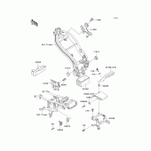 Схема вузла: Кріплення для Kawasaki EX250 ZZR250