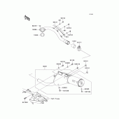 Схема вузла: Вихлопна система для Kawasaki KLX250 KLX250SF