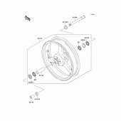 Схема вузла: Transom + tube для Kawasaki ZX600 Ninja ZX-6
