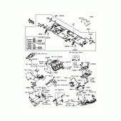 Схема узла: Электрооборудование для Kawasaki ZX1000 Ninja ZX-10R ABS