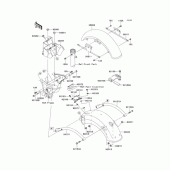 Схема вузла: Крило для Kawasaki BJ250 Estrella