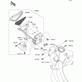 Схема вузла: Air duct для Kawasaki ZX636 Ninja ZX-6R
