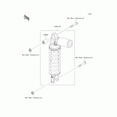 Схема вузла: Амортизатор для Kawasaki ZX1200 Ninja ZX-12R