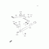 Схема вузла: Stand(s) для Kawasaki KLV1000