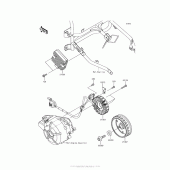 Схема узла: Генератор для Kawasaki EX300 Ninja 300